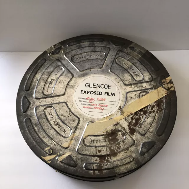 Vintage EASTMAN KODAK  Metal Film Reel Canister Tin Large Movie Reel Tin