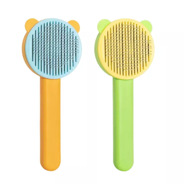 Pet Hair Removal Comb Cat Brush Self Cleaning Slicker Brush for Cats Dogs Hair