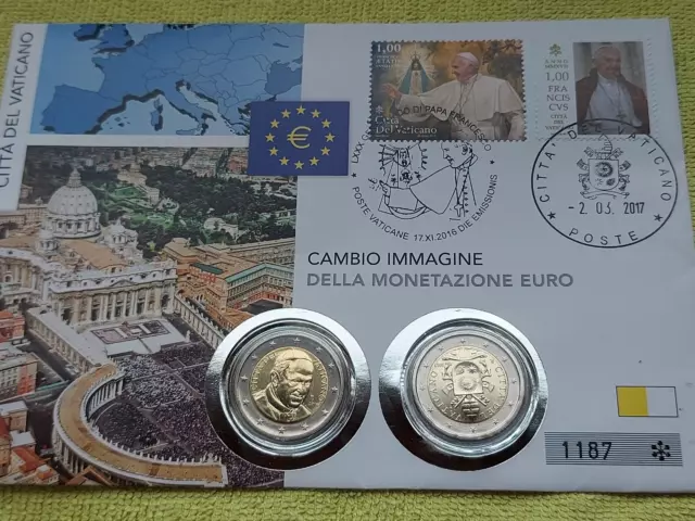 2 euro 2016 / 2017 VATICAN "PONTIFICAT DE  PAPA  FRANCISCO", numisbrief.