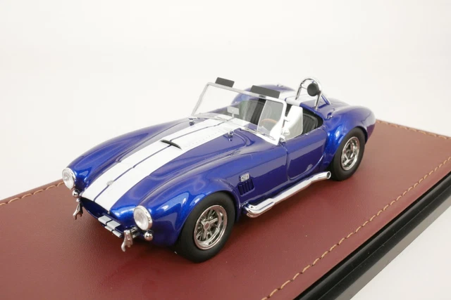 Shelby Cobra 427 S/C Orange Et Bleu – Échelle 1/18 – Shelby Collectibles