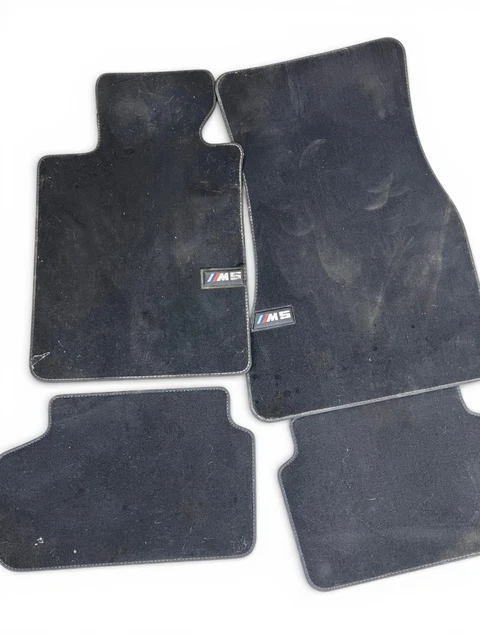 Carpeti Mats Velour Floor Mat Set – Black, Waterproof, 4-Piece For BMW 5 Series G30 (2017-2023)
