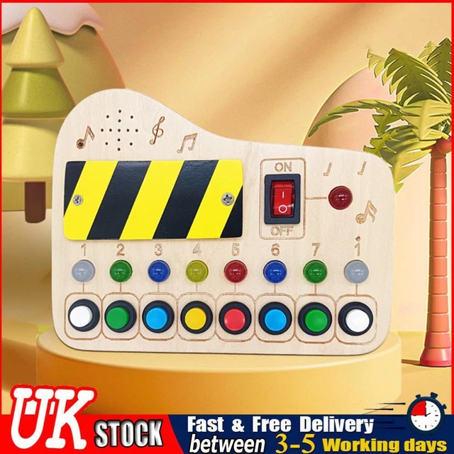 UK Kids Screwdriver Tool Set Wooden Light Switch Toy Travel Toys Kids Gift
