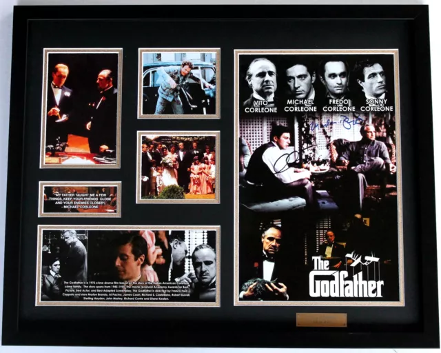 New The Godfather Signed Limited Edition Memorabilia Framed