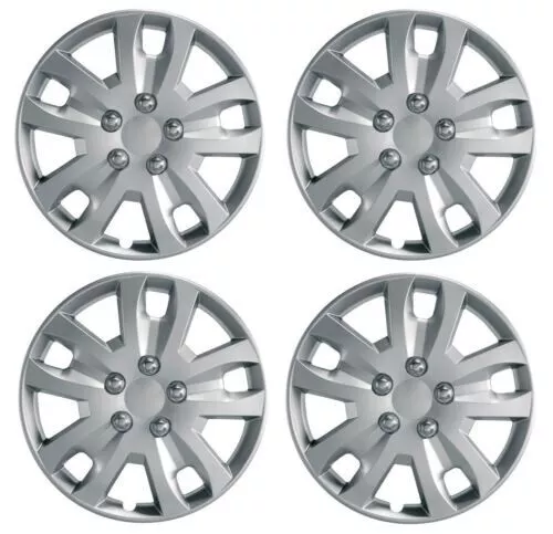 Set 4 Wheel Trims Hub Caps 16" Covers fits Ford Focus Mondeo Kuga C-Max S-Max