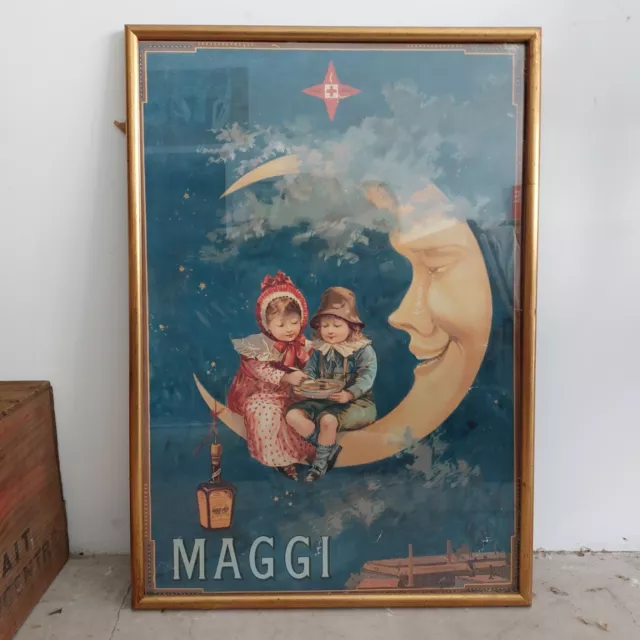 Ancienne Affiche Publicitaire MAGGI