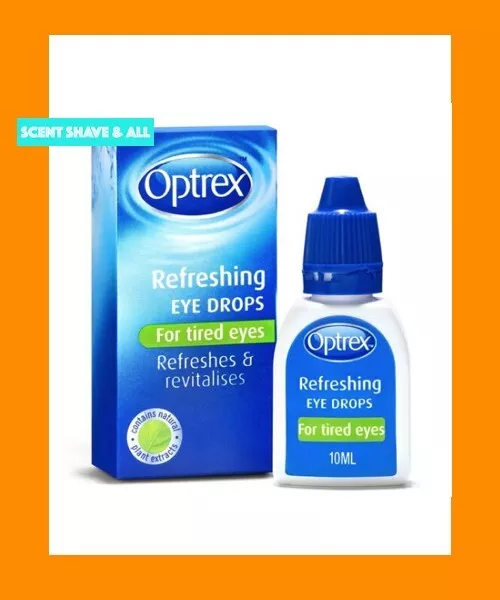 Optrex Eye Care 10ml Refreshing Drops Revitalises Tired Eyes FAST FREE POSTAGE