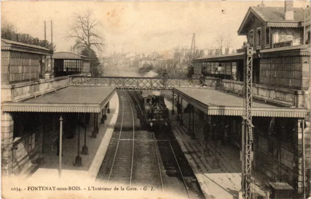 CPA AK FONTENAY-sous-BOIS - L'Intérieur de la Gare (659745)