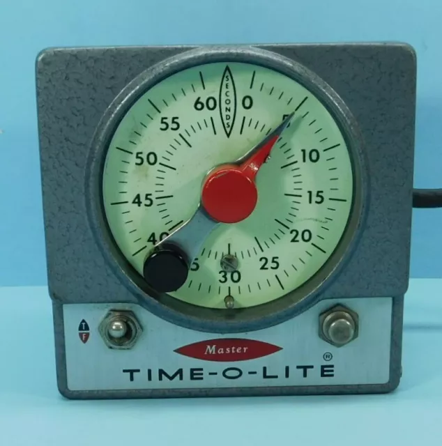 Fotografía temporizador de cuarto oscuro Master Time-O-Lite M-59 - vintage