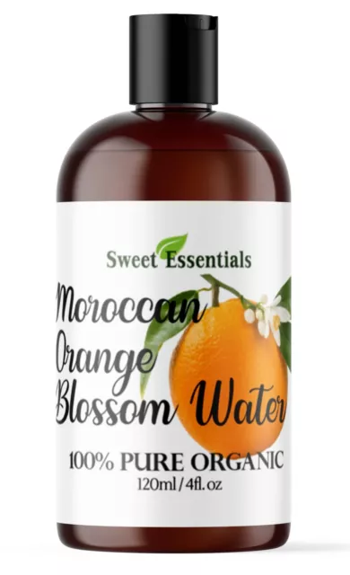 100% Organic Pure Orange Blossom / Neroli Water | 4oz | Imported from Morocco