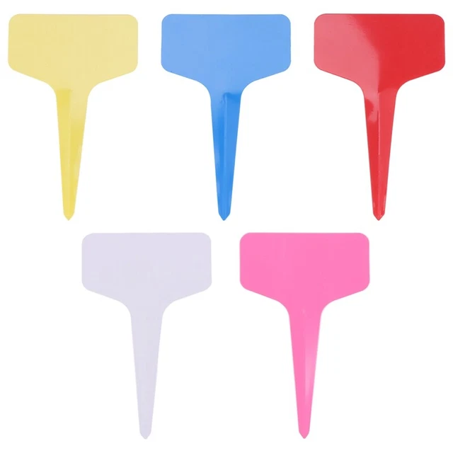 50 PZ COMODE Etichette Per Piante Bastone Di Plastica Per Vassoio Vaso - Foto 5