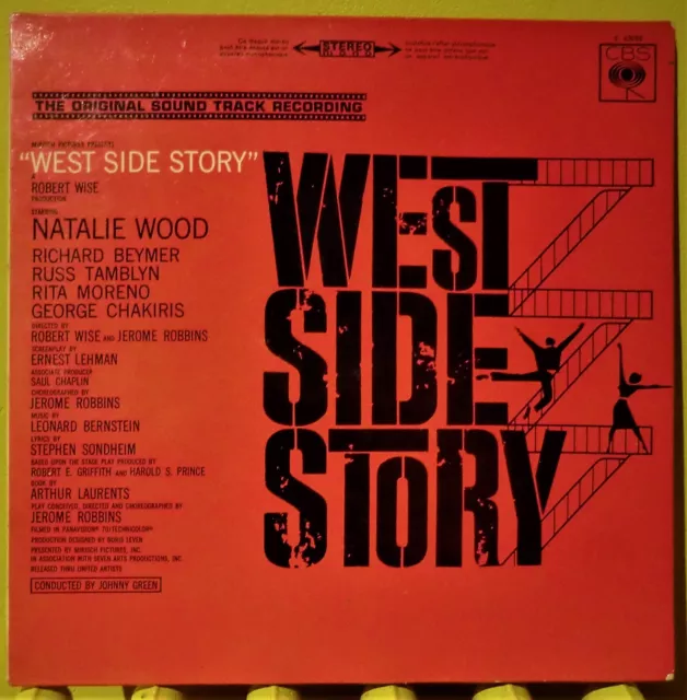 LEONARD BERNSTEIN «WEST SIDE STORY» 1961 Disque Vynil 33trs LP 30cm Etat VG+/VG+