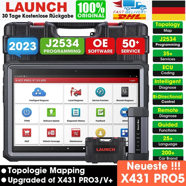 LAUNCH X431 PROS V V5.0 PRO5 Valise Diagnostic Auto Multimarque Tous Systèmes FR - Foto 4