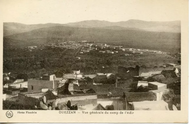 Postcard // Morocco // Ouezzan General View Of The Adir Camp