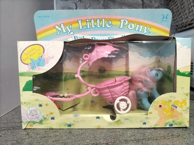 MY LITTLE PONY Baby Pony Stroller G1 1980s Boxed See Description Pics 85.00 PicClick UK