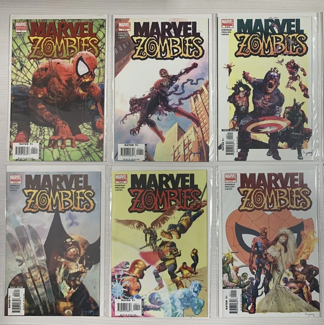 Marvel Zombies Kirkman 1st and 2nd full set 2006, include variants and one-shot