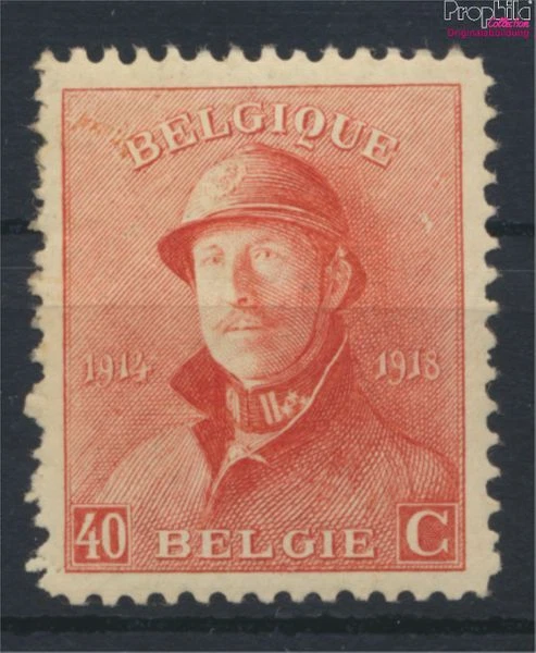 Belgique 153 avec charnière 1919 albert (9933281