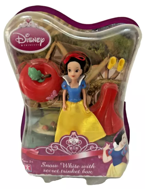 Disney Princess SNOW WHITE With Secret Trinket Box RARE Brand New