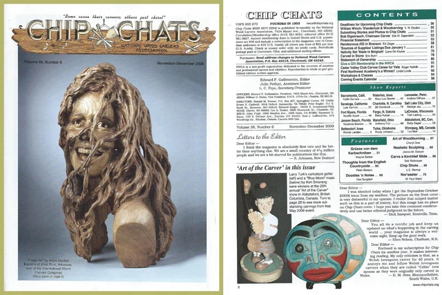 Chip Chats Magazin der National Woodcarvers Association... November-Dezember 2009 (o)