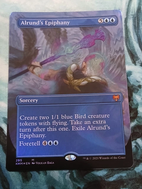 Alrund's Epiphany 1x FOIL KHM MTG Kaldheim Mythic MINT blue Alrund's Epiphany 1x FOIL KHM MTG Kaldheim Mythic MINT blue