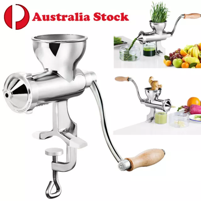 Stainless Steel Manual Vegetable And Fruit Juicer is Lightweight And Convenient