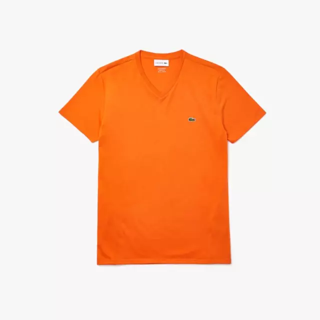 Men's LACOSTE V-neck Pima Cotton Jersey T-shirt