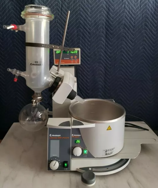 Heidolph Laborota 4000 Rotavapor Rotary Evaporator w/Glass, Bath, Vac Controller 2