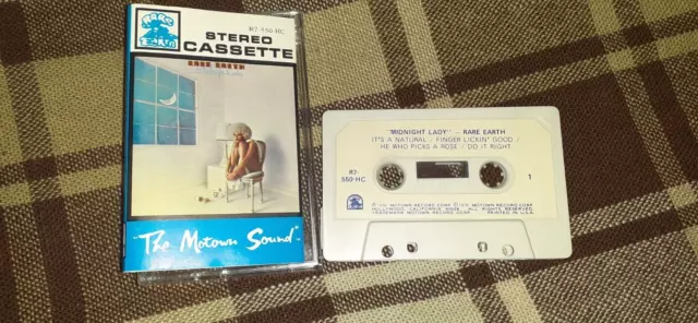 Rare Earth – Midnight Lady mc cassette 1976 Motown funk