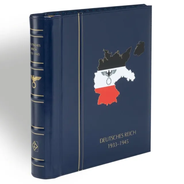 Leuchtturm Deutsches Reich 1919-32 SF-Vordruckalbum Blau 321433 Neuware ohne OVP