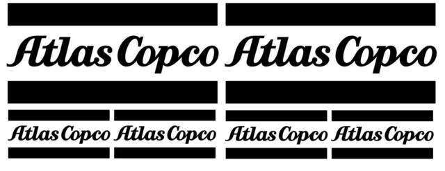 Atlas Copco Compresseur Autocollant Décalque