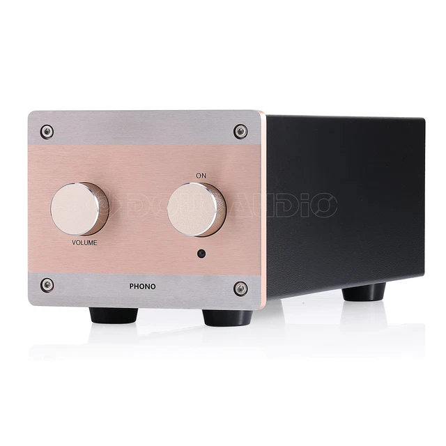Amplificatore HiFi Con Tubi A Vuoto 6E2 - Preamp Phono Per Giradischi MM/MC E Cuffie, Design Retrò Con Visualizzatore - Foto 9