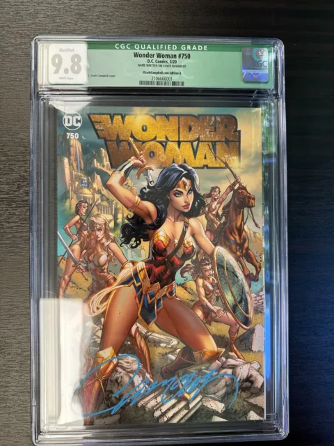 Wonder Woman #750 3/20 CGC 9.8 Cover A SIGNED w/COA