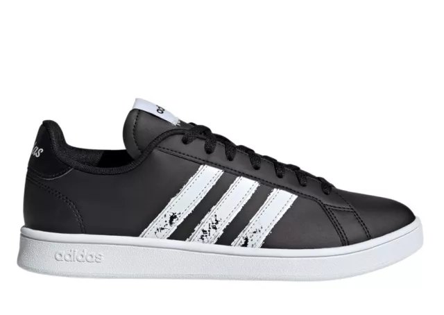 Chaussures Hommes adidas Grand Court GX5755 Baskets Sportif Baskets Tennis Noir