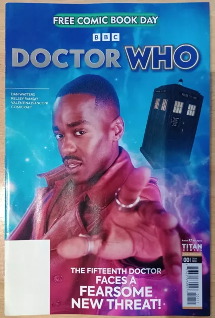 Doctor Who Ncuti Gatwa Free Comic Book Day 2024 FCBD Titan #00 Unstamped