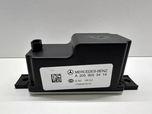 Mercedes W205 C Class Voltage Converter Auxiliary Battery Module Oem A2059053414