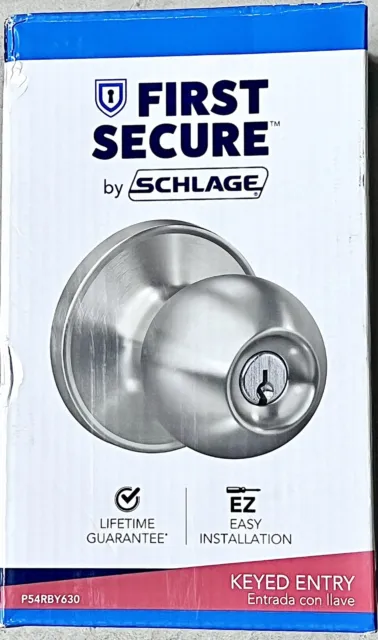 First Secure by Schlage PFE135PRE630TRU PresleyKeypad Electronic