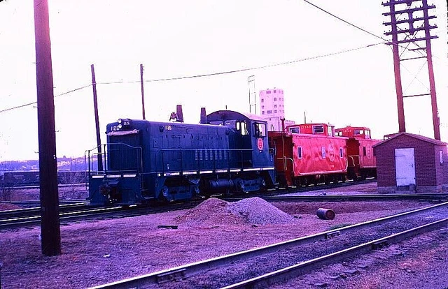 Original Kodachrome Slide Missouri Pacific Sw-1200 #1126 Kansas Cty Mar 24, 1967