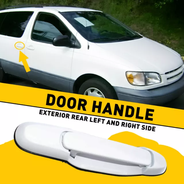 For 98-03 Toyota Sienna Outside Exterior Sliding Door Handle Left or Right Rear