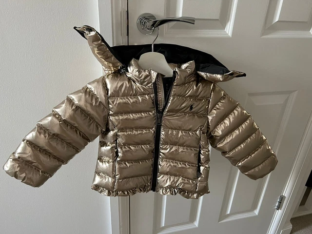 Polo Ralph Lauren Giacca Bambini Tampone Oro - Prezzo di ricambio; £174 - Bambine - 2 2T