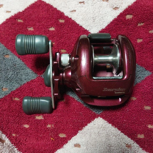 SHIMANO Scorpion ワインレッド ダブルハンドル 販売 中アウトドア・釣り・旅行用品 - SHIMANO Scorpion ワイン