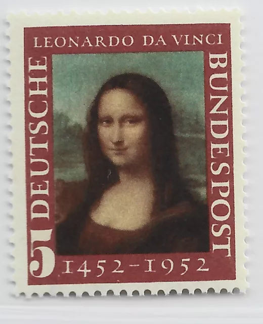 Briefmarken Bund 1952  Mi.Nr. 148**  Leonardo  da Vinci
