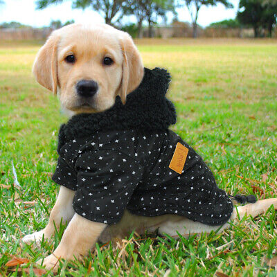 Winter Dog Coat Jacket Polka Dot Jumper Cat Puppy Hoodie Warm Apparel Sweatshirt