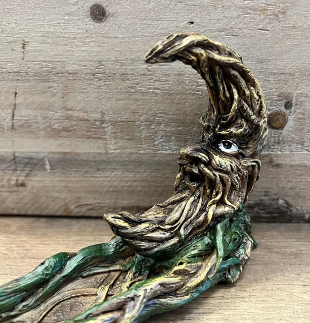 Green Man Incense Burner 10" x 4"