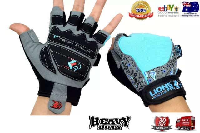 Lions Fit Ladies Weight Lifting Gloves Gym Body Building Training Gloves