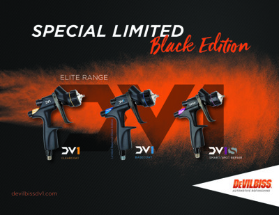 Devilbiss Dv1 3 Gun Limited Black Edition  704532 704504 704521 704703