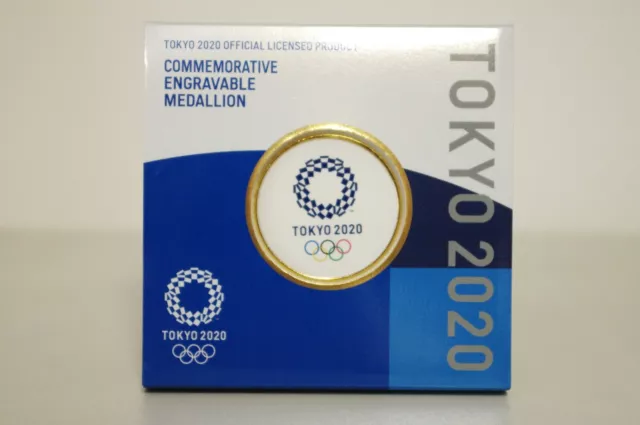 Tokyo 2020 Olympics commemorative medallion – Medaglia commemorativa Olimpiadi