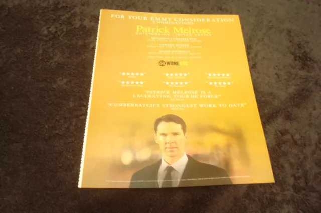 PATRICK MELROSE Emmy ad Benedict Cumberbatch for Best Actor, Best Limited Series