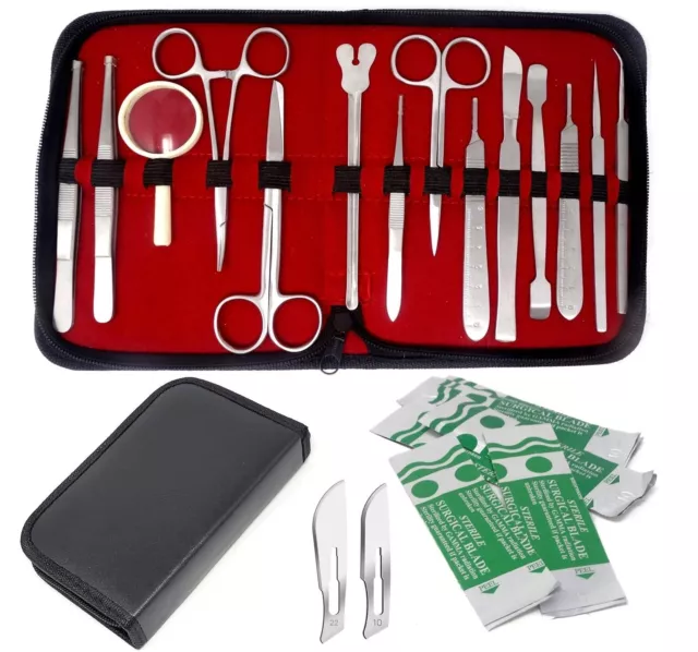 34 Pieces Advanced Dissection Kit Biology Lab Anatomy Dissecting Kit Set for ...