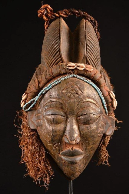 20229 African Old Punu Mask / Mask Gabon