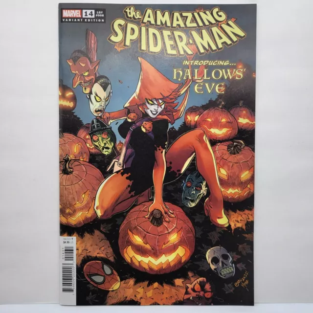 Amazing Spider-Man #14 Variant Ed McGuinness Hallows Eve Cover Dark Web  2022