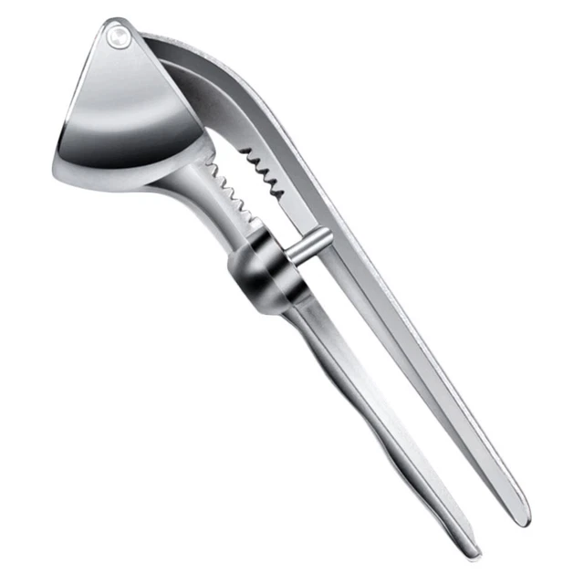 Schiaccia Aglio Acciaio Inox | Tritacipolle E Zenzero Manuale | Design Nero Con Lame Affilate